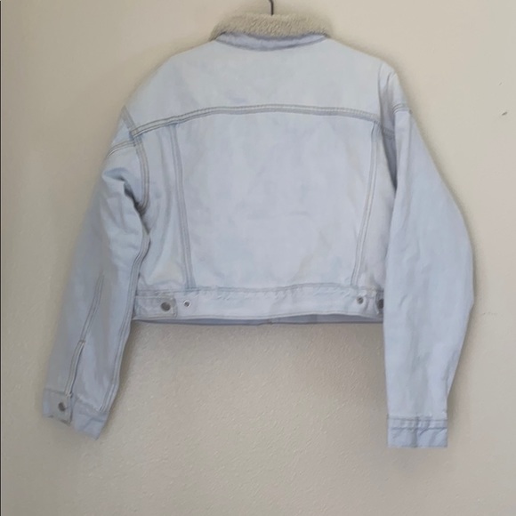 Cropped Dad Sherpa Trucker Jacket - Picture 3 of 7